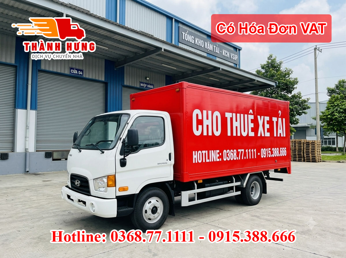 Cho thuê xe tải tại Bà Rịa - Vũng Tàu uy tín