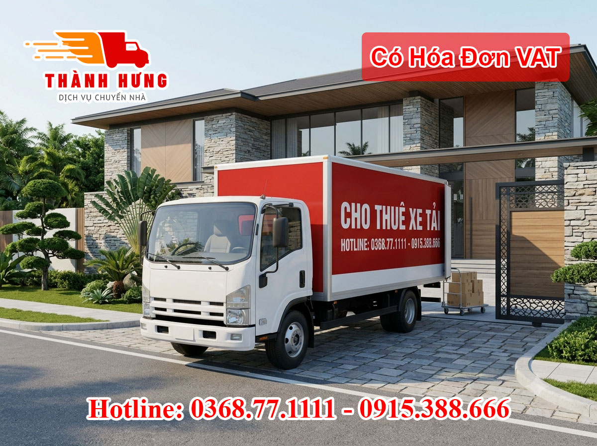 Cho thuê xe tải tại Vĩnh Long giá rẻ