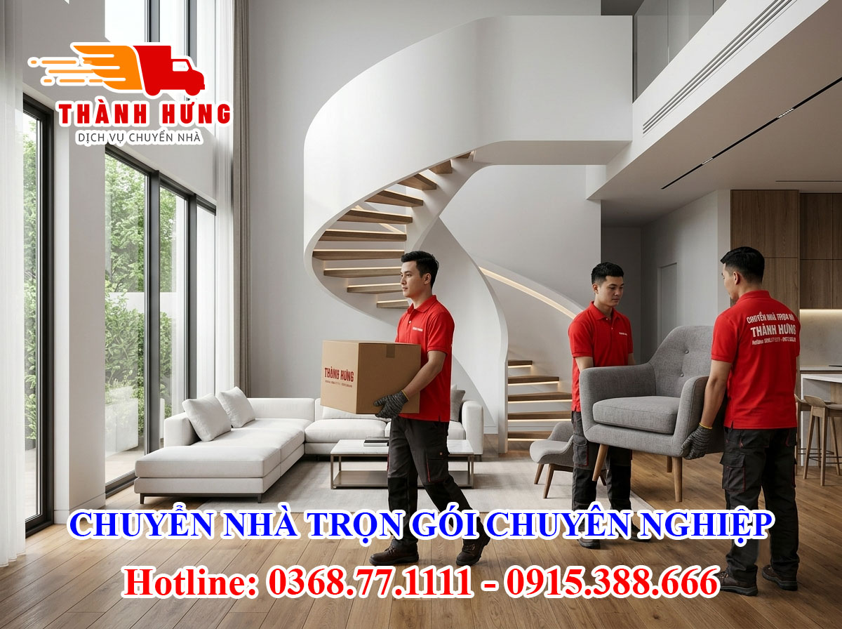 Chuyển nhà trọn gói tại Bến Tre chuyên nghiệp