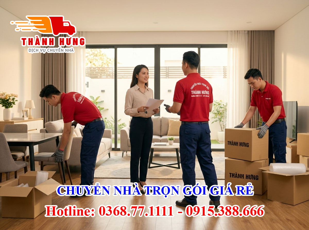 Chuyển nhà trọn gói tại Bến Tre giá rẻ