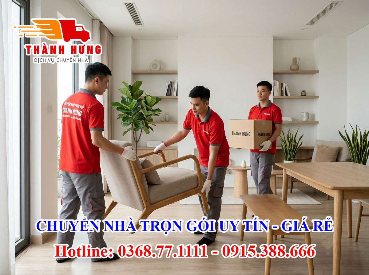 Chuyển nhà trọn gói tại Bến Tre uy tín giá rẻ