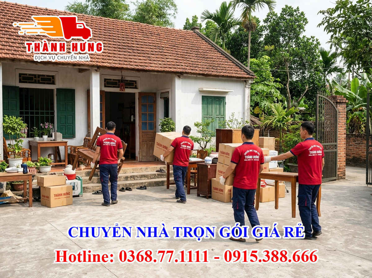 Chuyển nhà trọn gói tại Bình Phước giá rẻ