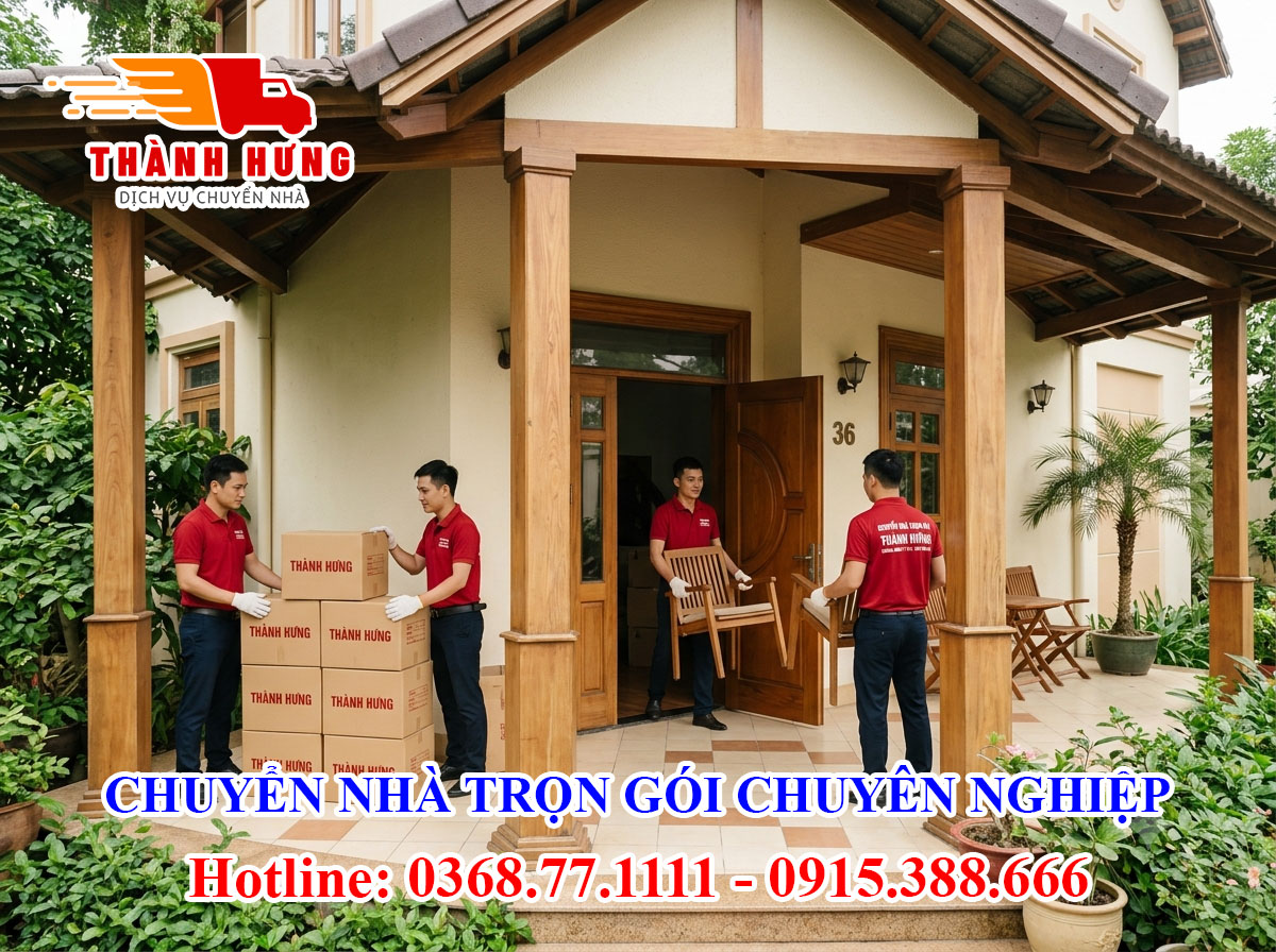 Chuyển nhà trọn gói tại Cái Răng chuyên nghiệp