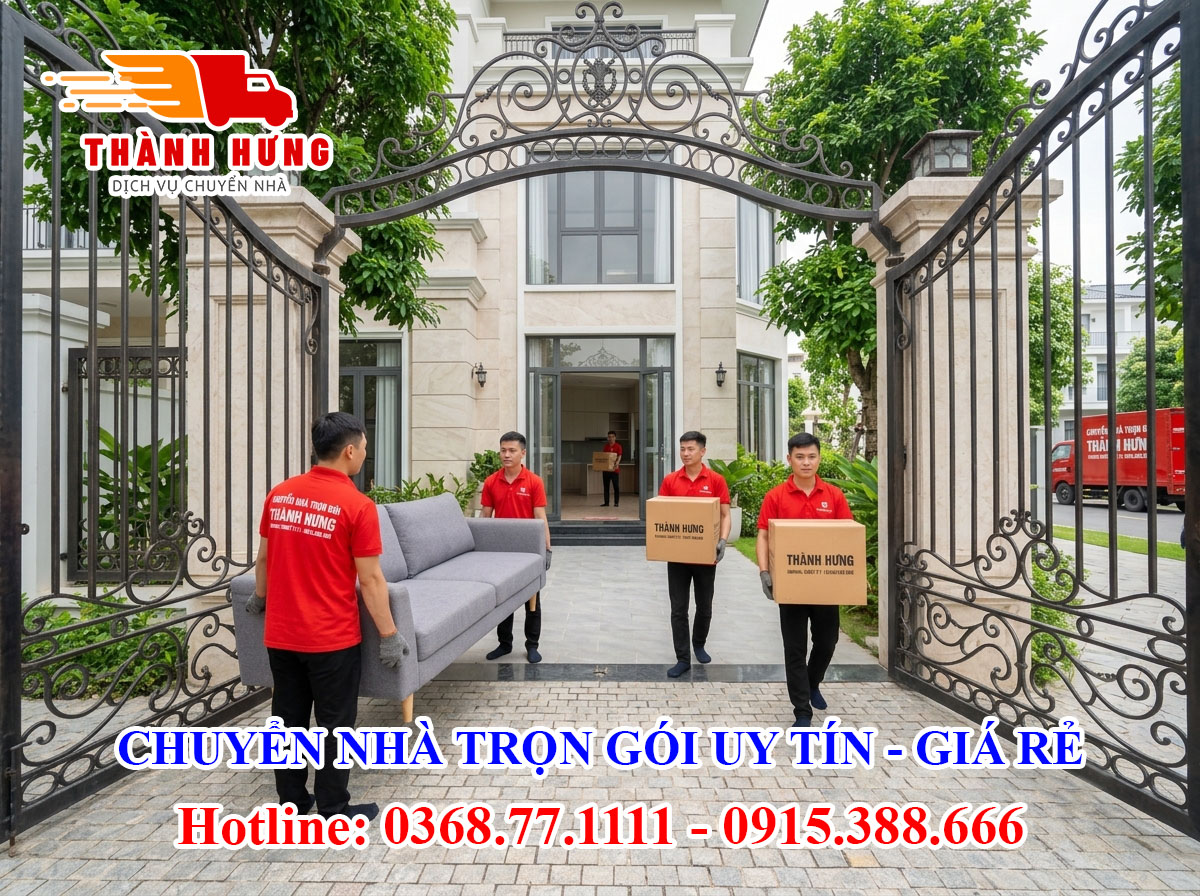Chuyển nhà trọn gói tại Cái Răng uy tín giá rẻ