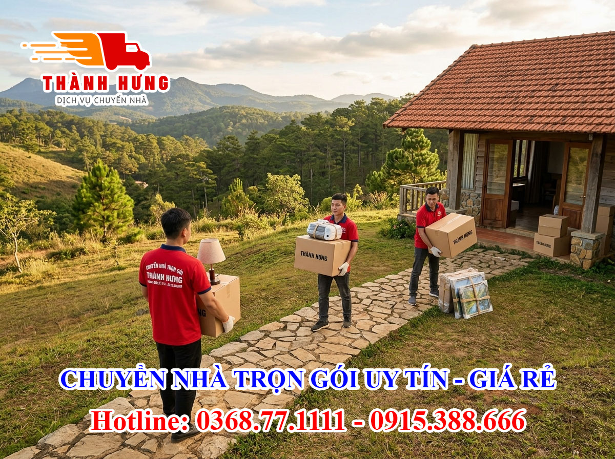Chuyển nhà trọn gói tại Đồng Nai uy tín giá rẻ