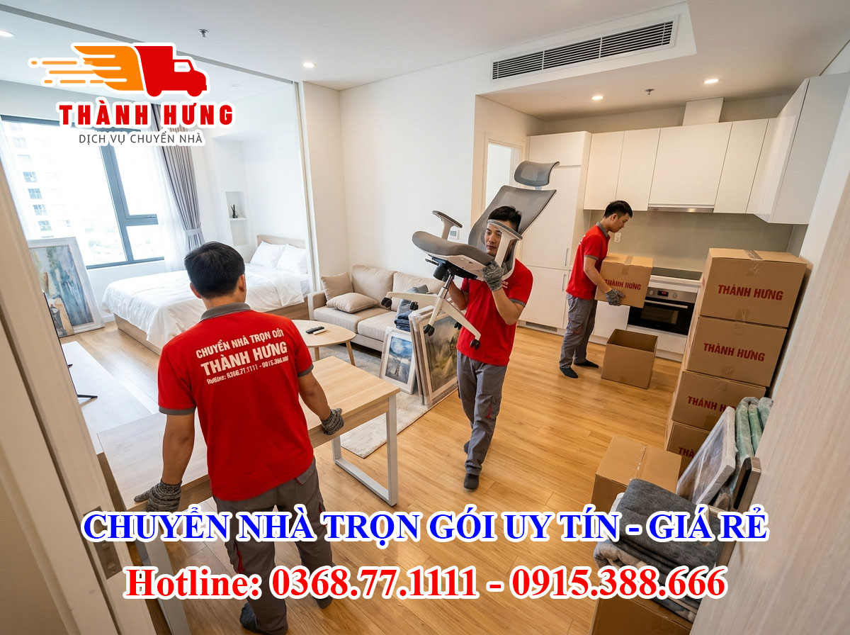 Chuyển nhà trọn gói tại Kiên Giang uy tín giá rẻ