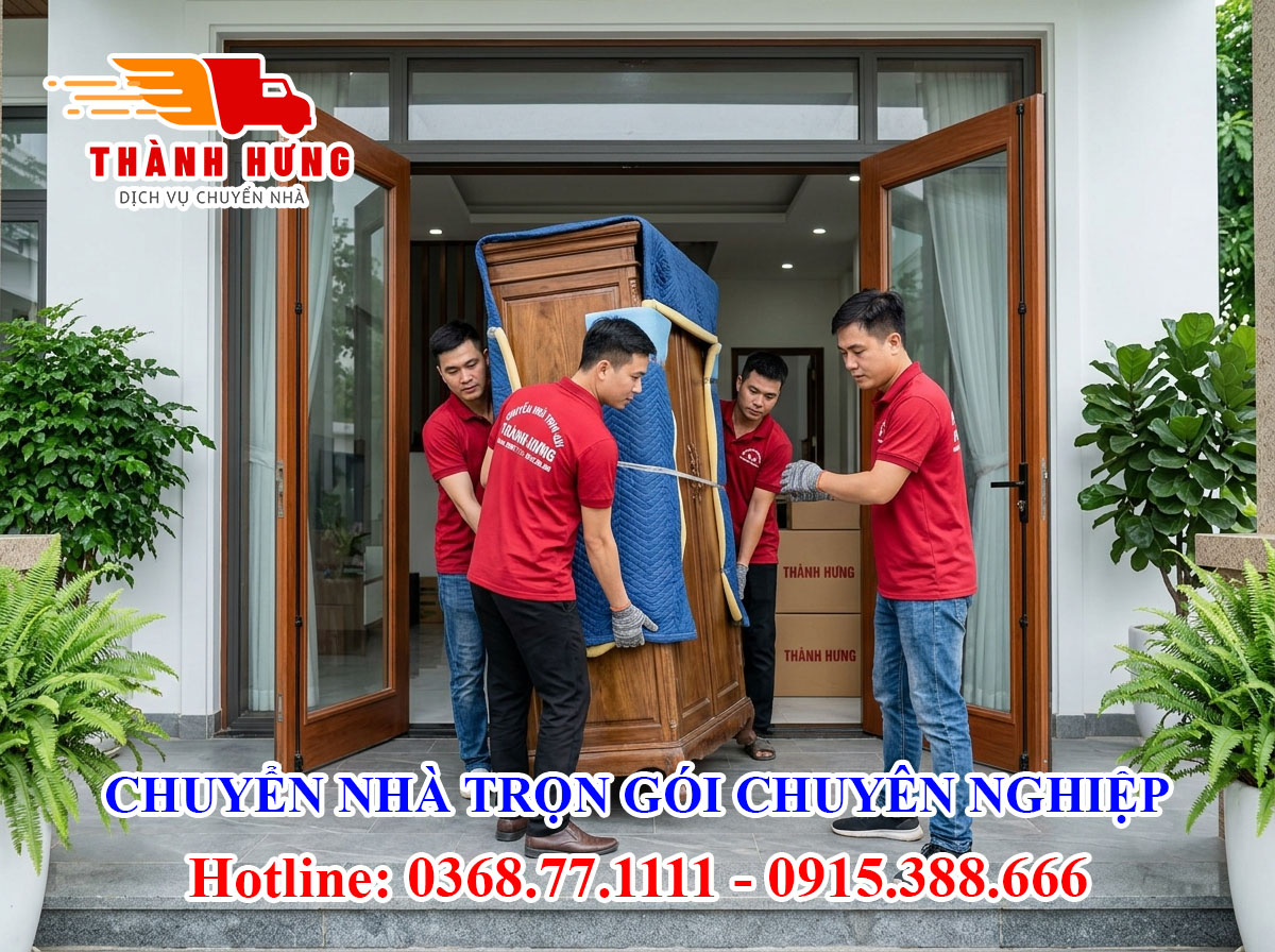 Chuyển nhà trọn gói tại Long An chuyên nghiệp