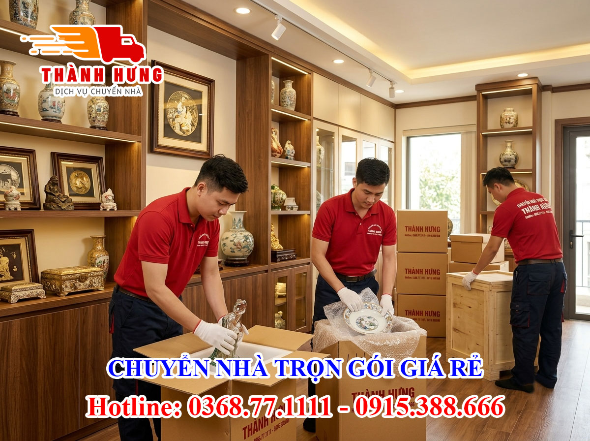 Chuyển nhà trọn gói tại Ninh Kiều giá rẻ