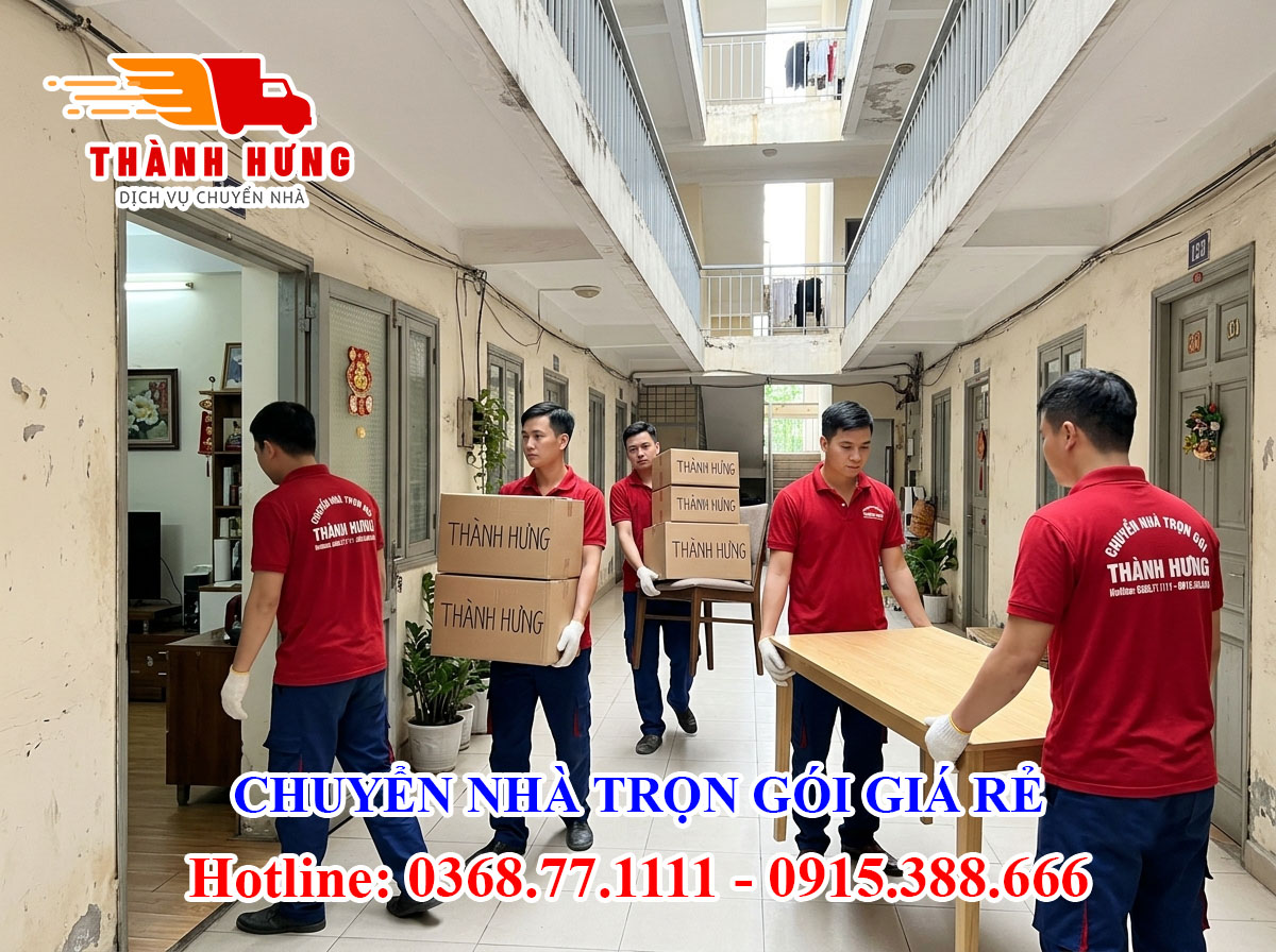 Chuyển nhà trọn gói tại Thới Lai giá rẻ