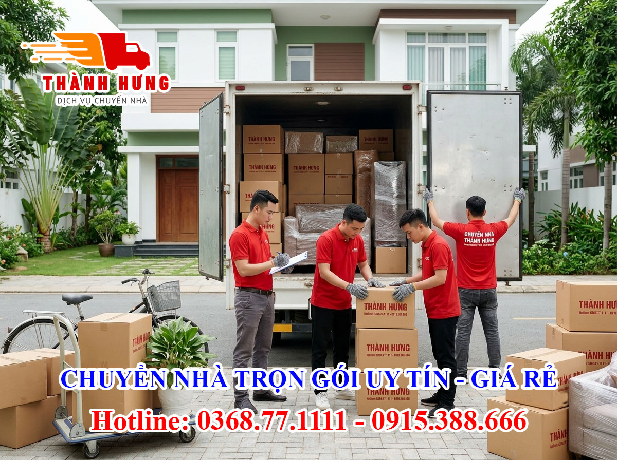 Chuyển nhà trọn gói tại Thới Lai uy tín giá rẻ
