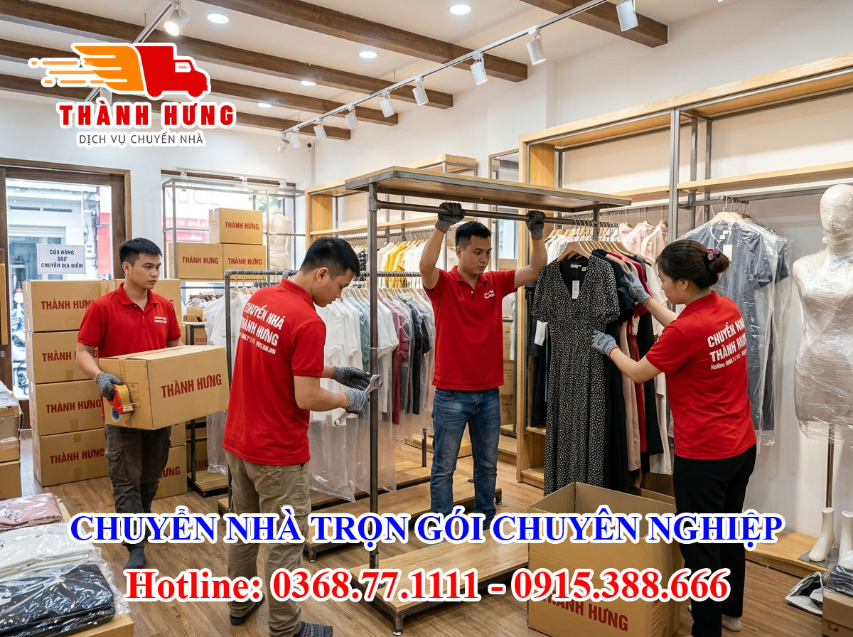 Chuyển nhà trọn gói tại TP. Hồ Chí Minh chuyên nghiệp