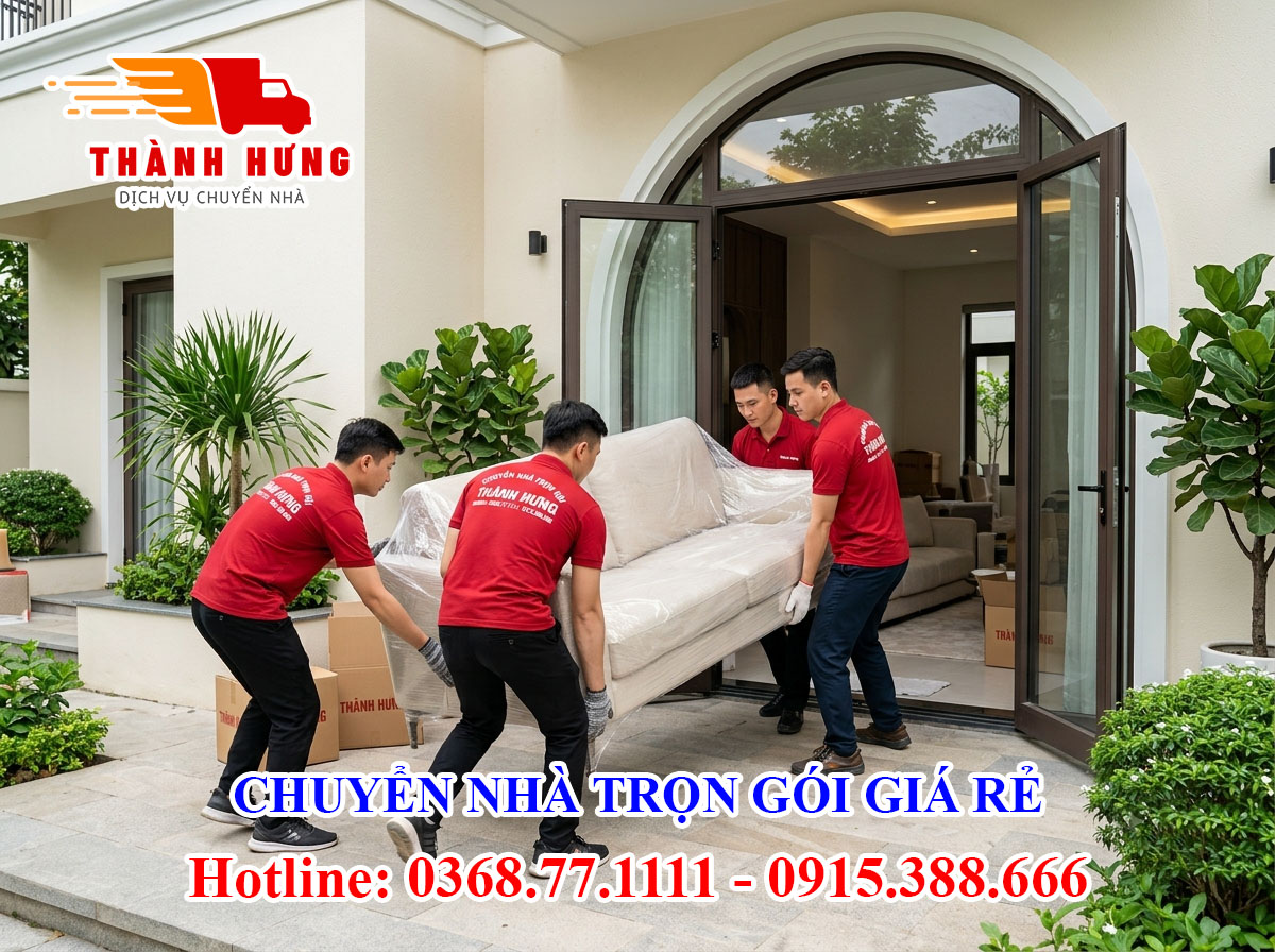 Chuyển nhà trọn gói tại Trà Vinh giá rẻ