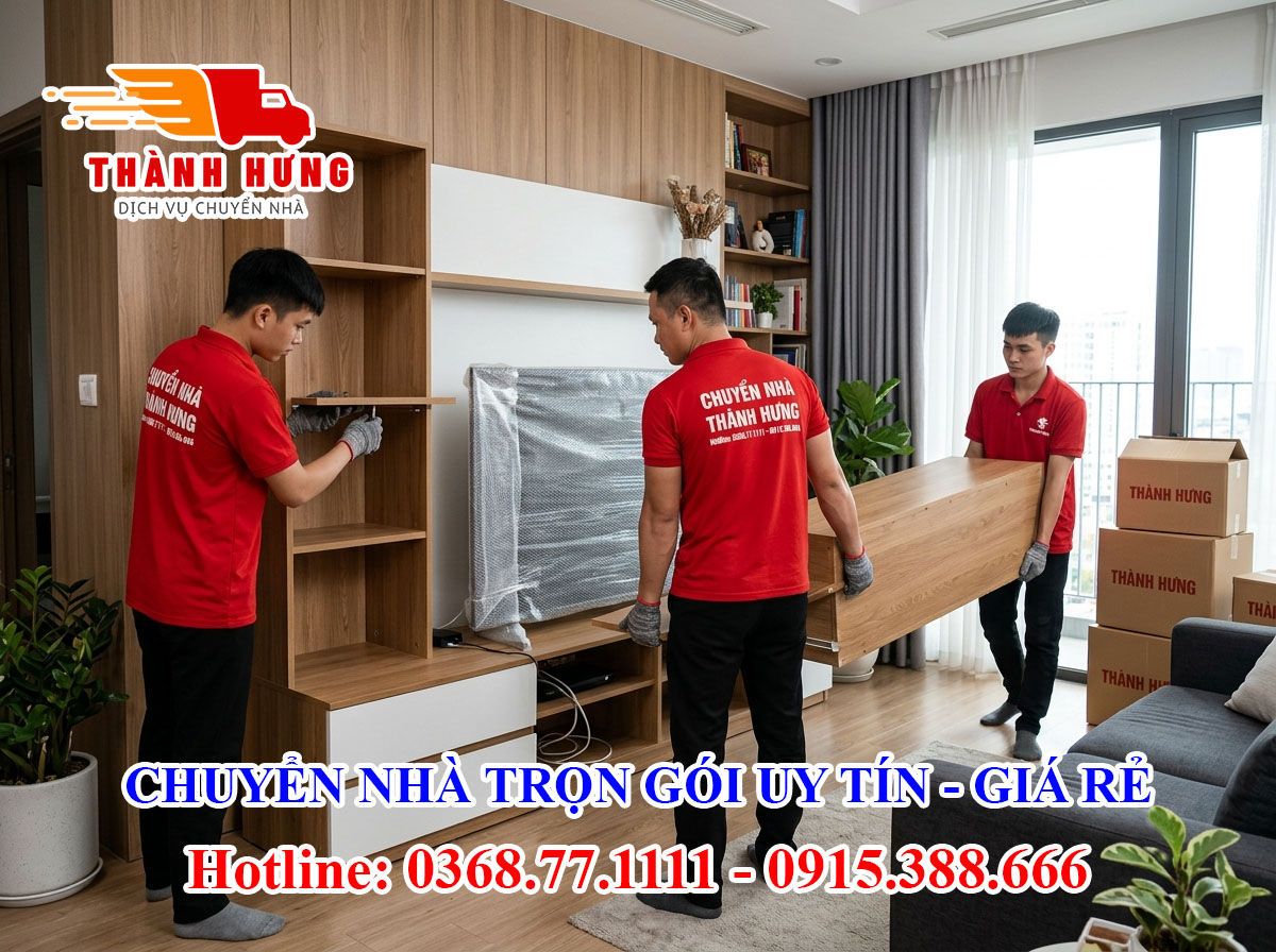 Chuyển nhà trọn gói tại Trà Vinh uy tín giá rẻ