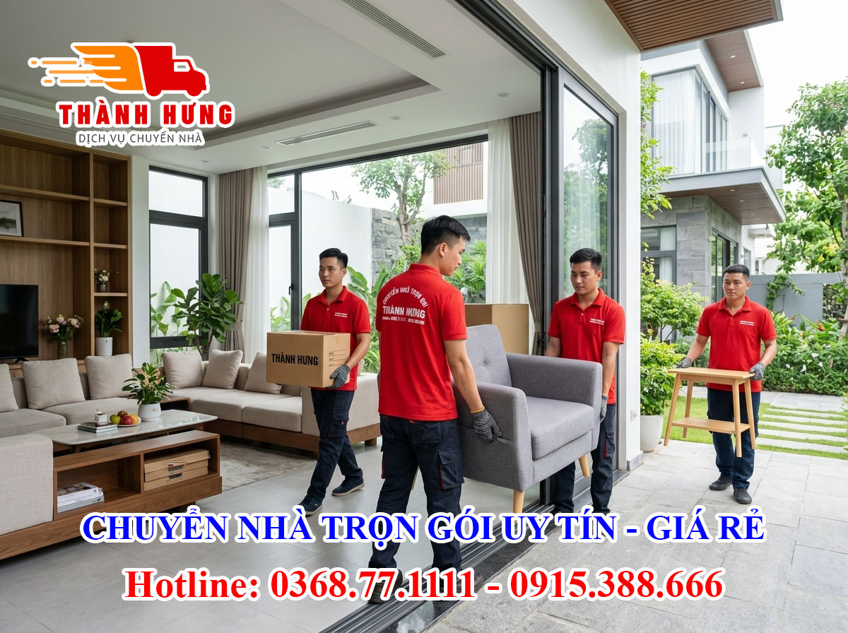Chuyển nhà trọn gói tại Vĩnh Long uy tín giá rẻ