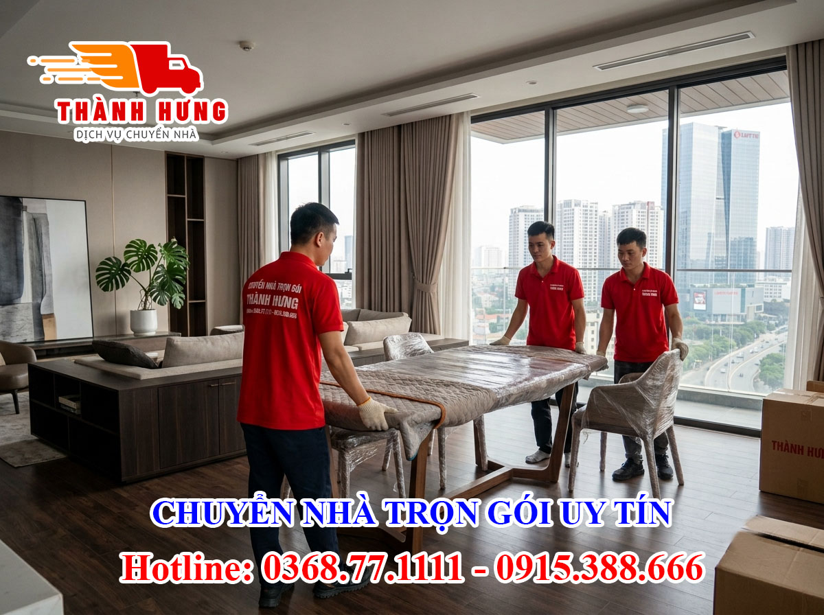 Chuyển nhà trọn gói tại Vĩnh Long uy tín