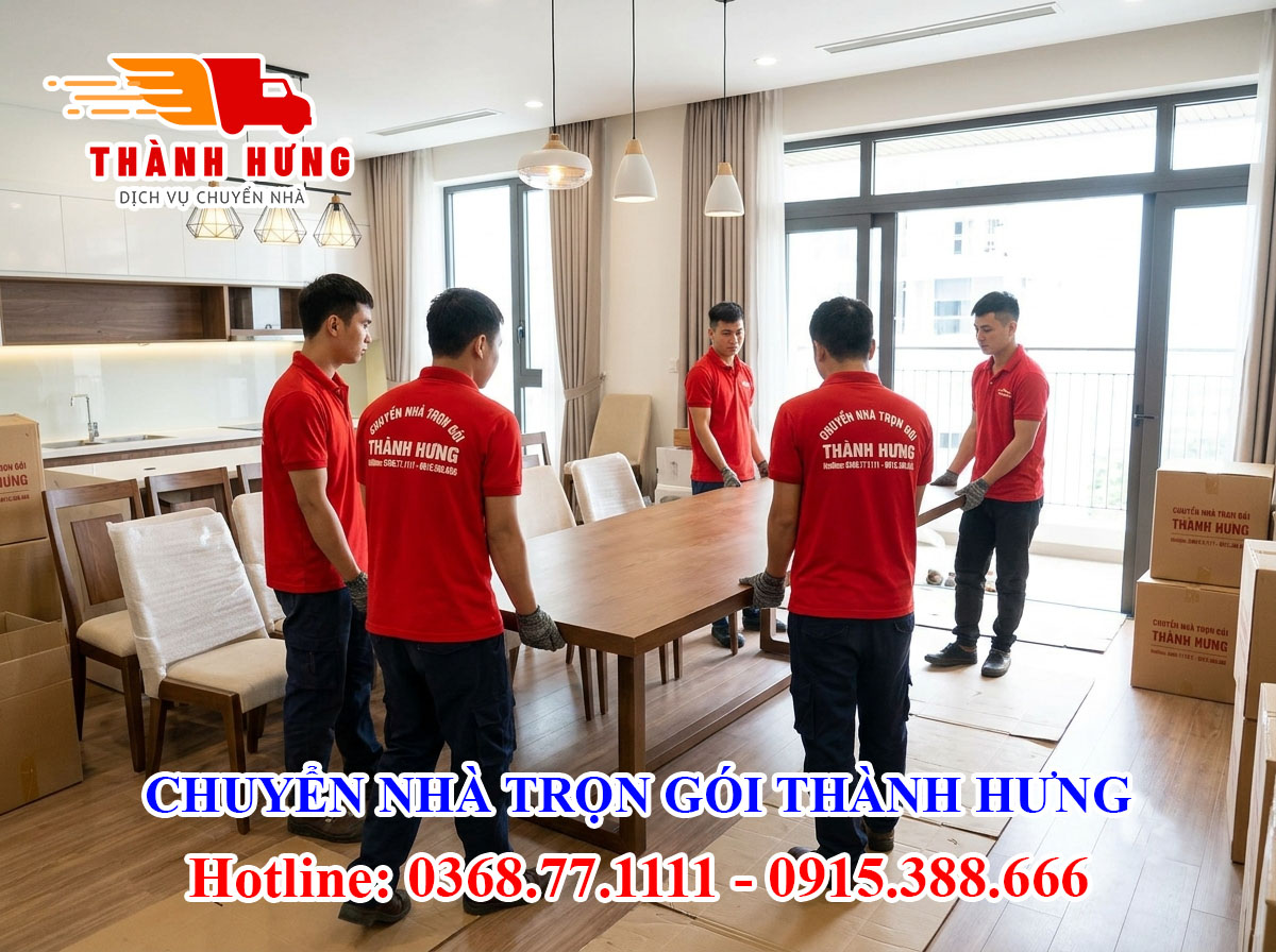 Chuyển nhà trọn gói Thành Hưng tại An Giang