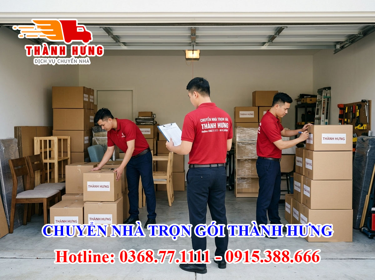 Chuyển nhà trọn gói Thành Hưng tại Bình Thủy
