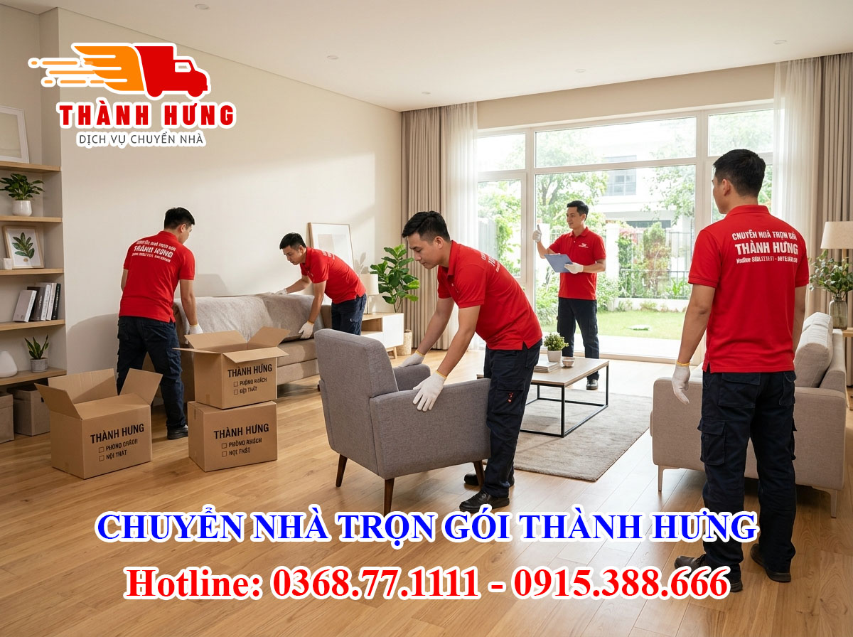 Chuyển nhà trọn gói Thành Hưng tại Cờ Đỏ