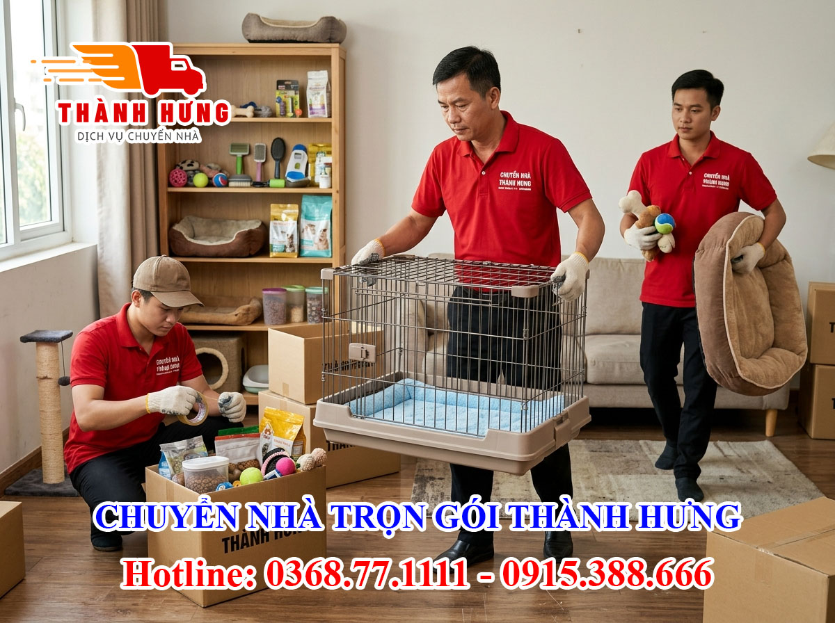 Chuyển nhà trọn gói Thành Hưng tại Thới Lai