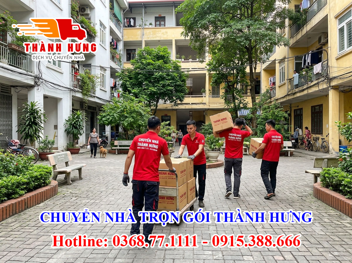 Chuyển nhà trọn gói Thành Hưng tại TP. Hồ Chí Minh