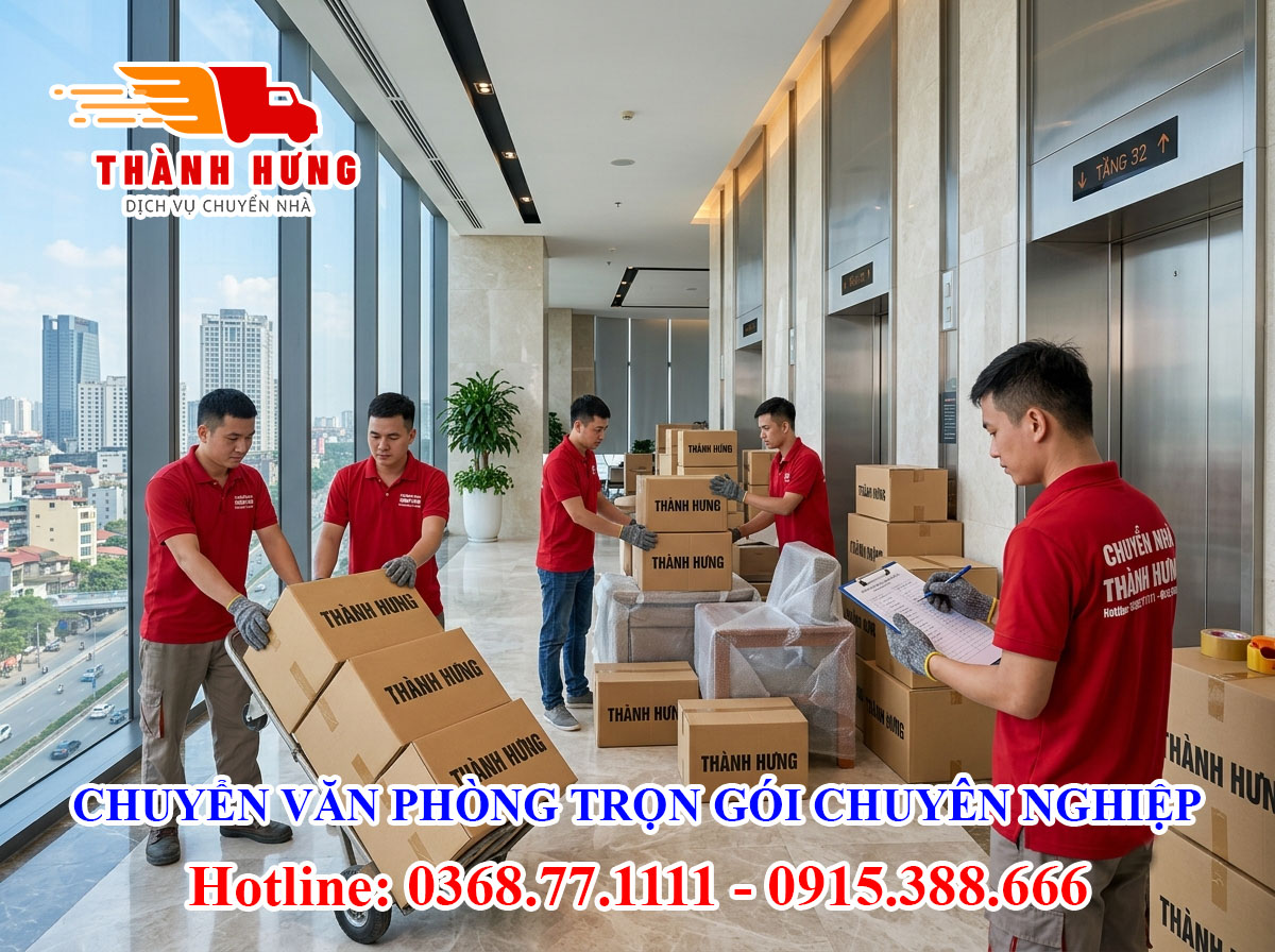 Chuyển văn phòng tại Bà Rịa - Vũng Tàu chuyên nghiệp