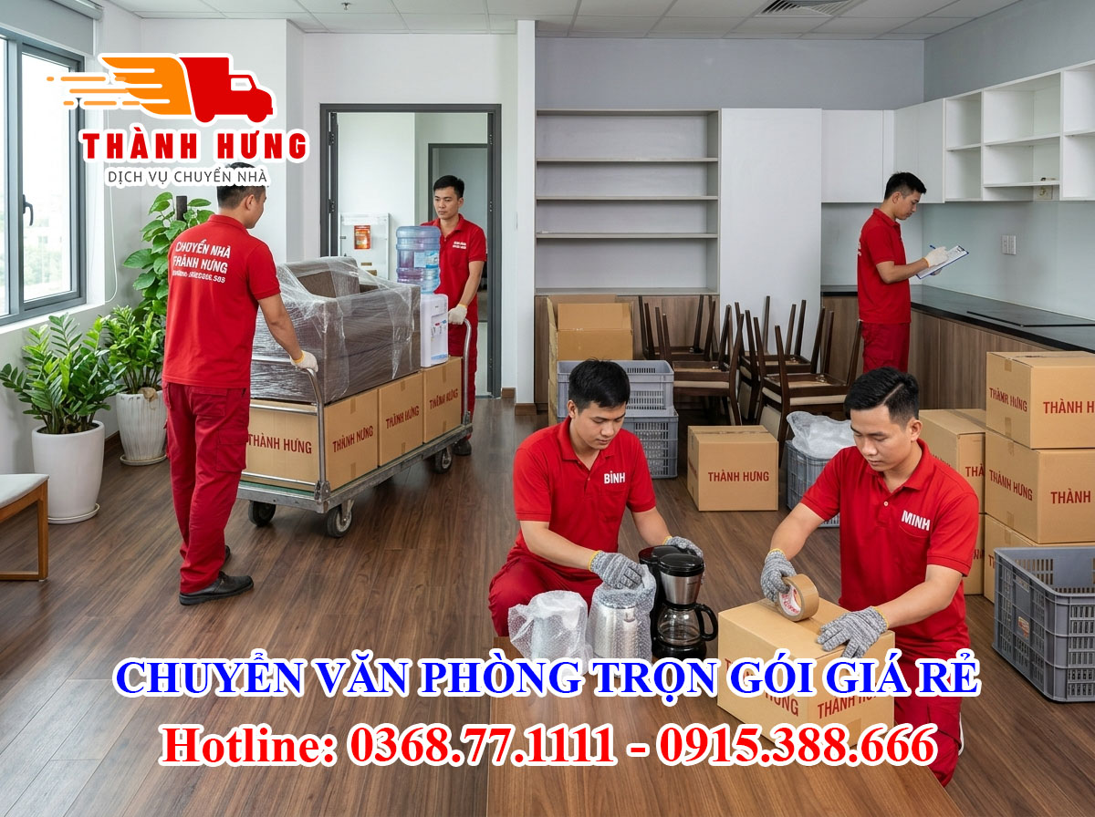 Chuyển văn phòng tại Bến Tre giá rẻ