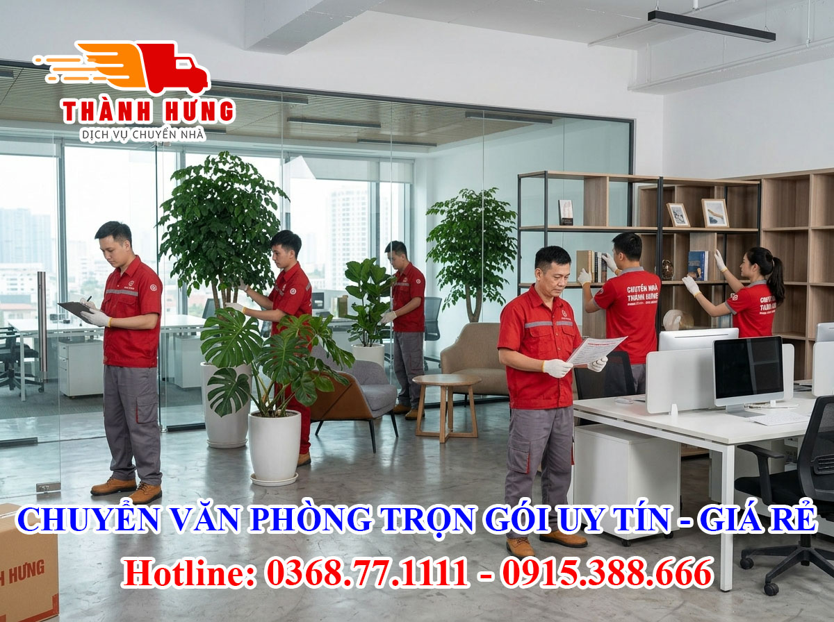 Chuyển văn phòng tại Bến Tre uy tín giá rẻ