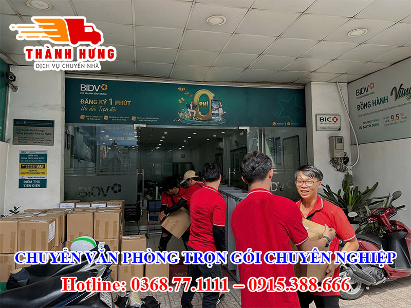 Chuyển văn phòng tại Bình Dương chuyên nghiệp