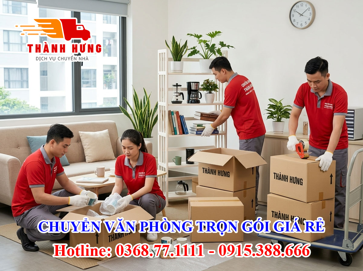 Chuyển văn phòng tại Bình Dương giá rẻ