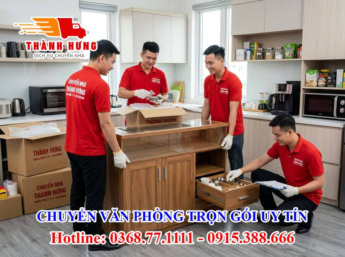 Chuyển văn phòng tại Bình Dương uy tín