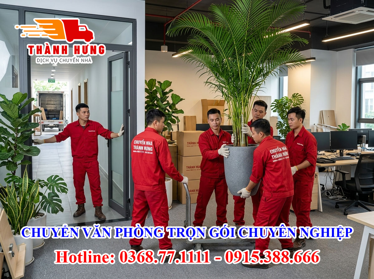 Chuyển văn phòng tại Bình Thủy chuyên nghiệp