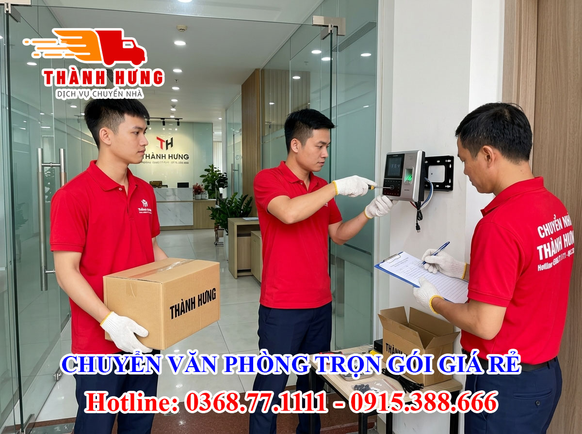 Chuyển văn phòng tại Bình Thủy giá rẻ