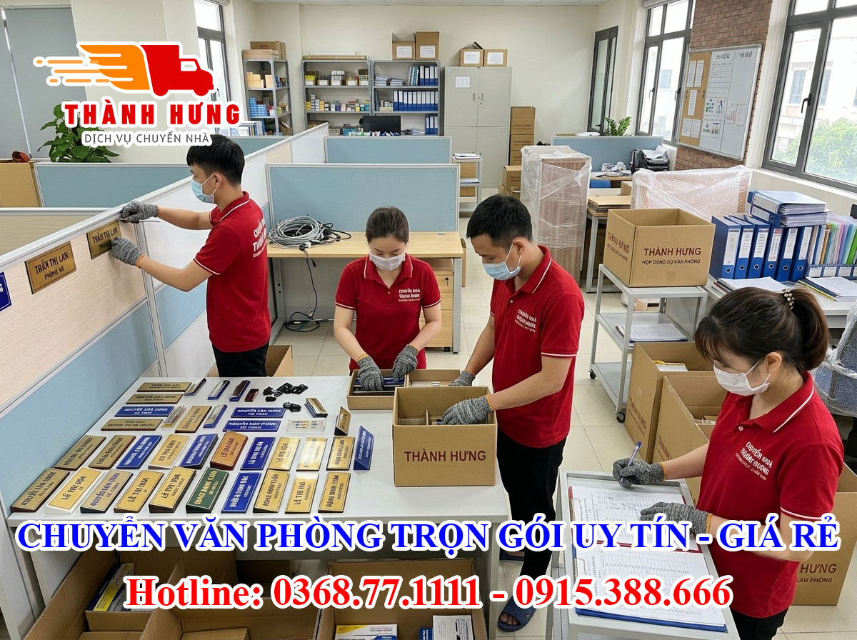 Chuyển văn phòng tại Bình Thủy uy tín giá rẻ