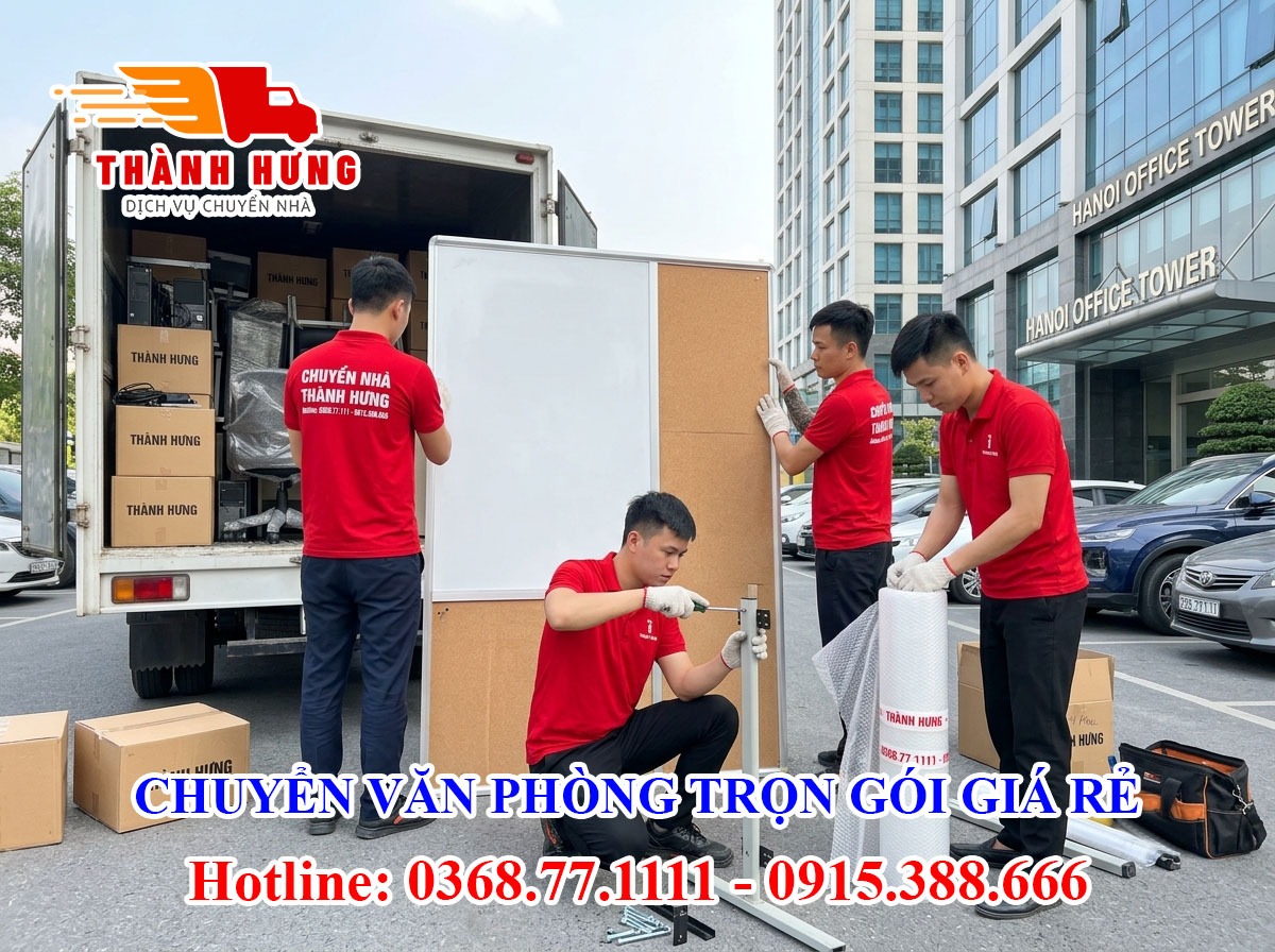 Chuyển văn phòng tại Cà Mau giá rẻ