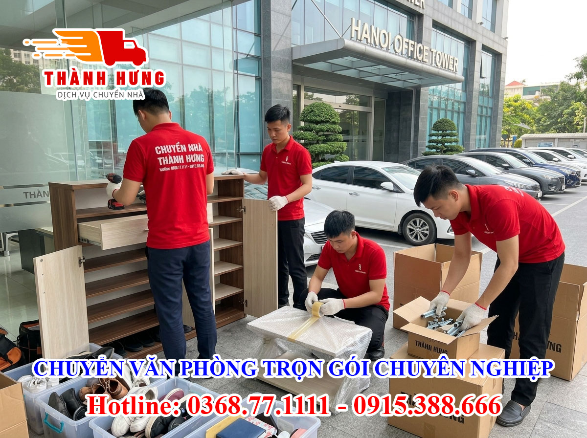 Chuyển văn phòng tại Cái Răng chuyên nghiệp