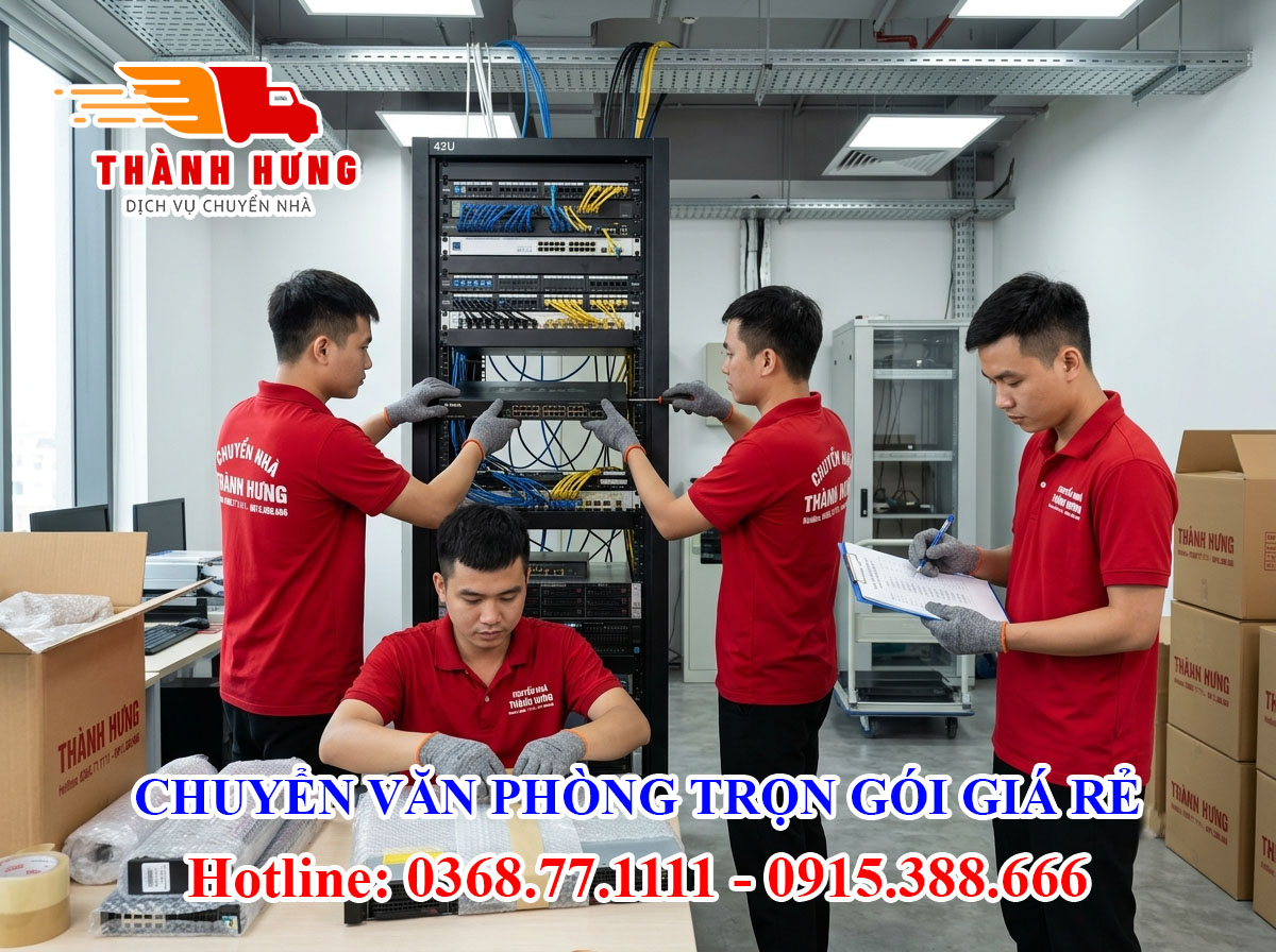 Chuyển văn phòng tại Cái Răng giá rẻ