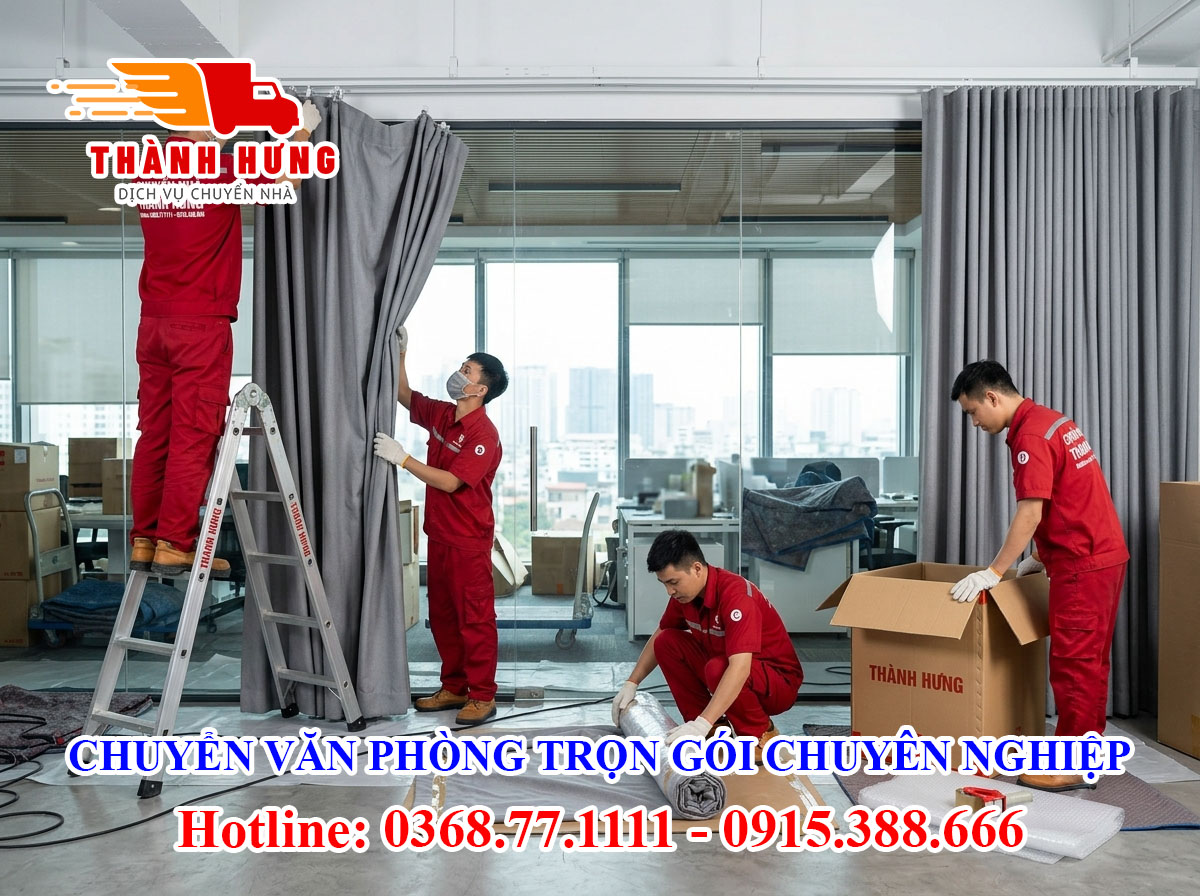 Chuyển văn phòng tại Đồng Nai chuyên nghiệp
