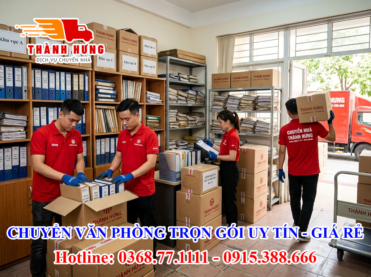 Chuyển văn phòng tại Đồng Nai uy tín giá rẻ