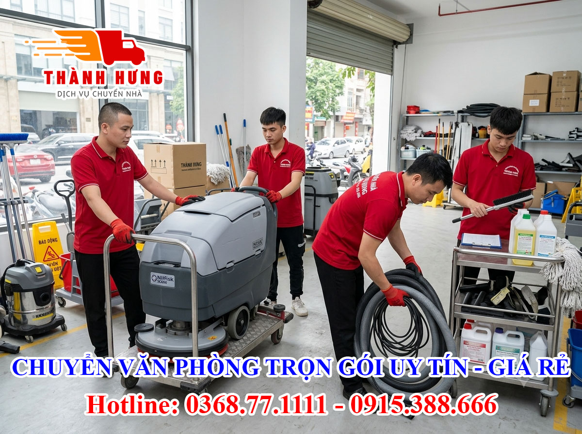 Chuyển văn phòng tại Kiên Giang uy tín giá rẻ