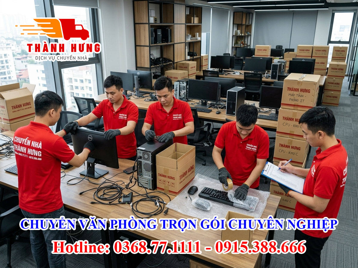 Chuyển văn phòng tại Long An chuyên nghiệp