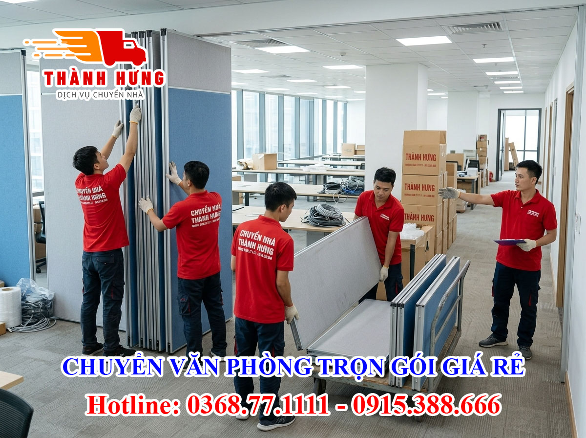 Chuyển văn phòng tại Long An giá rẻ