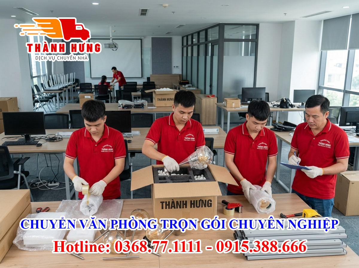 Chuyển văn phòng tại Ninh Kiều chuyên nghiệp