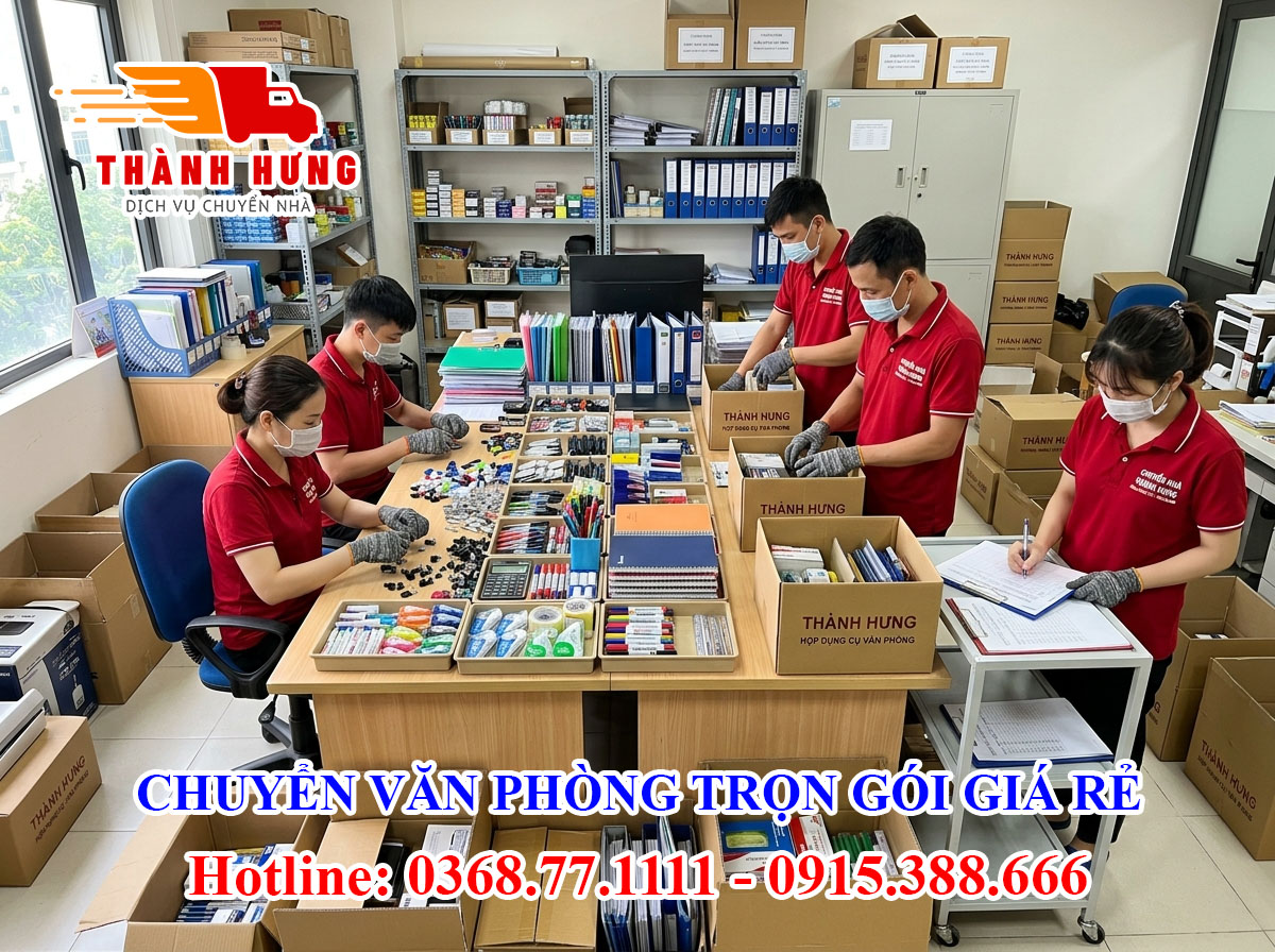 Chuyển văn phòng tại Ninh Kiều giá rẻ