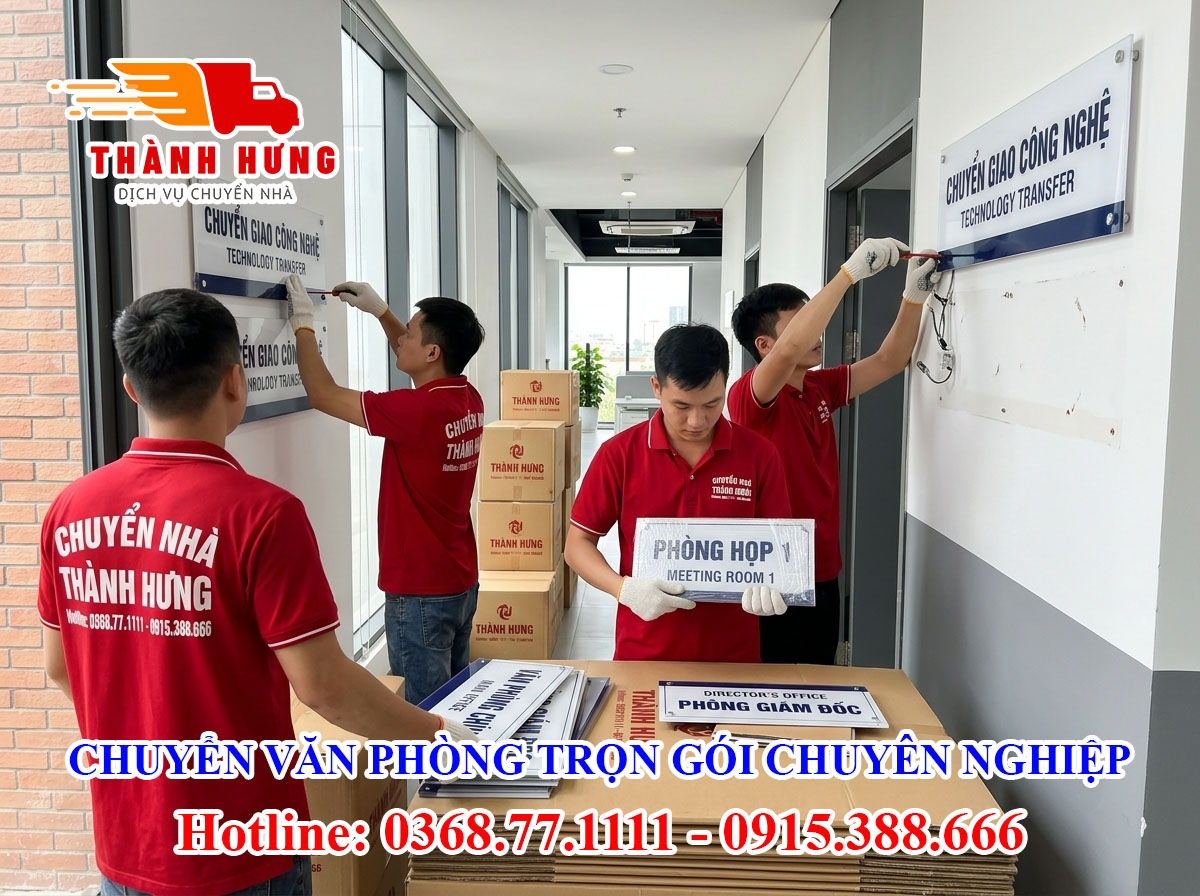 Chuyển văn phòng tại Tây Ninh chuyên nghiệp