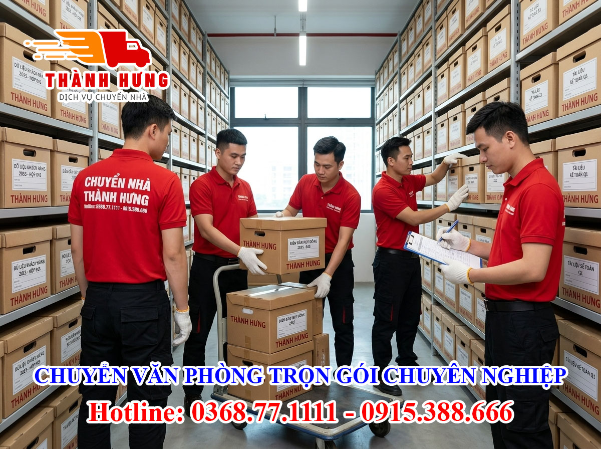 Chuyển văn phòng tại Thốt Nốt chuyên nghiệp