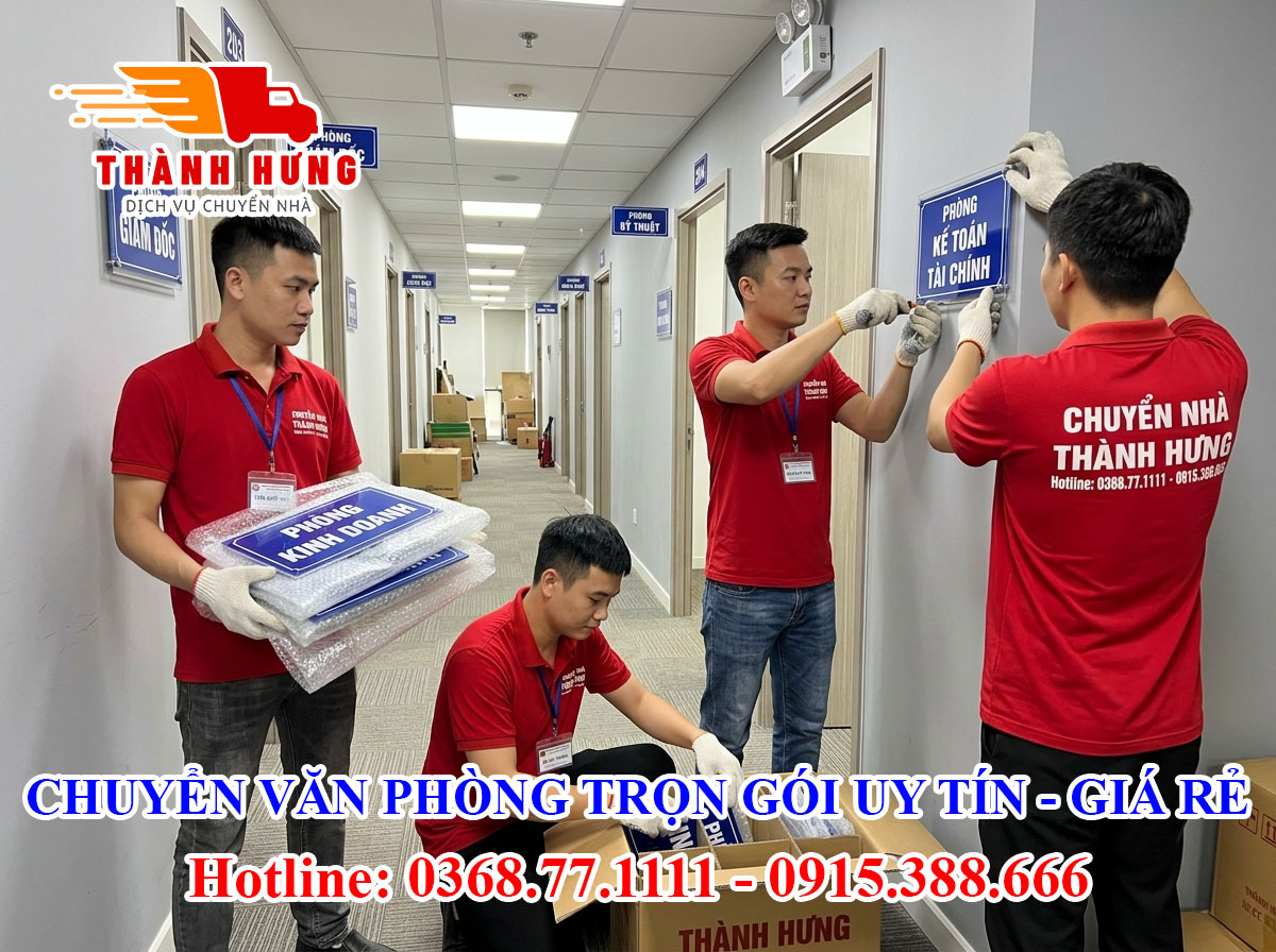 Chuyển văn phòng tại TP. Hồ Chí Minh uy tín giá rẻ