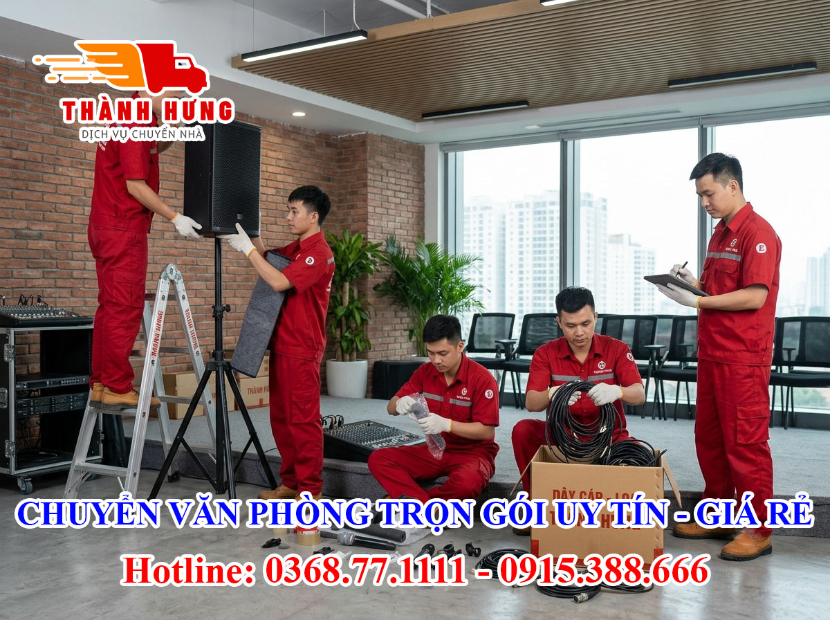 Chuyển văn phòng tại Vĩnh Long uy tín giá rẻ