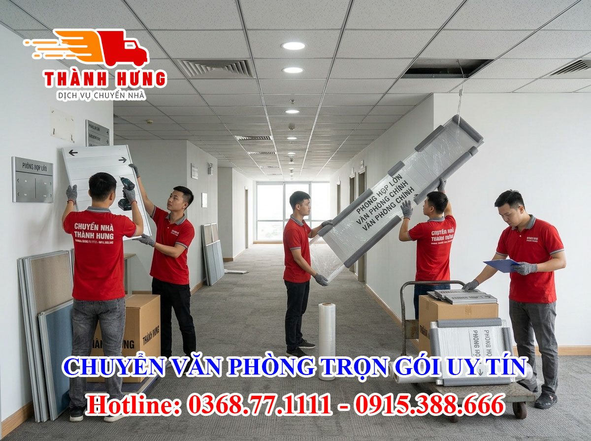 Chuyển văn phòng tại Vĩnh Long uy tín