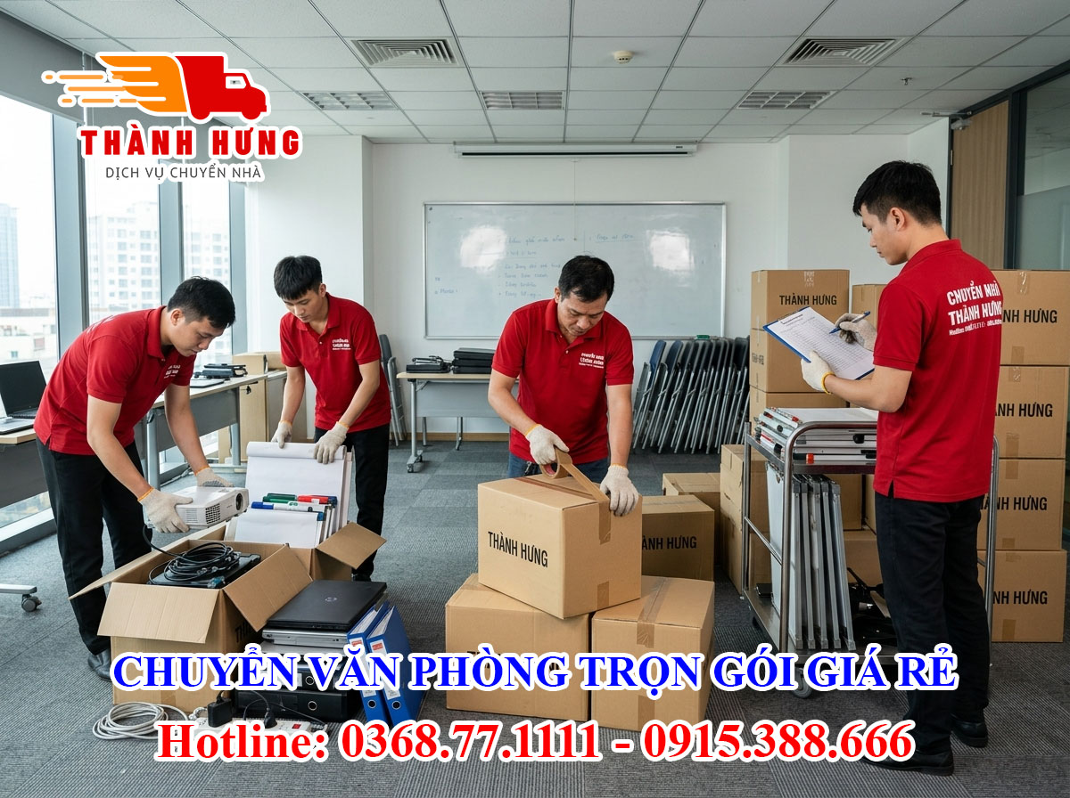 Chuyển văn phòng tại Vĩnh Thạnh giá rẻ