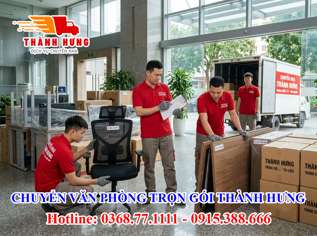 Chuyển văn phòng Thành Hưng tại Bình Dương